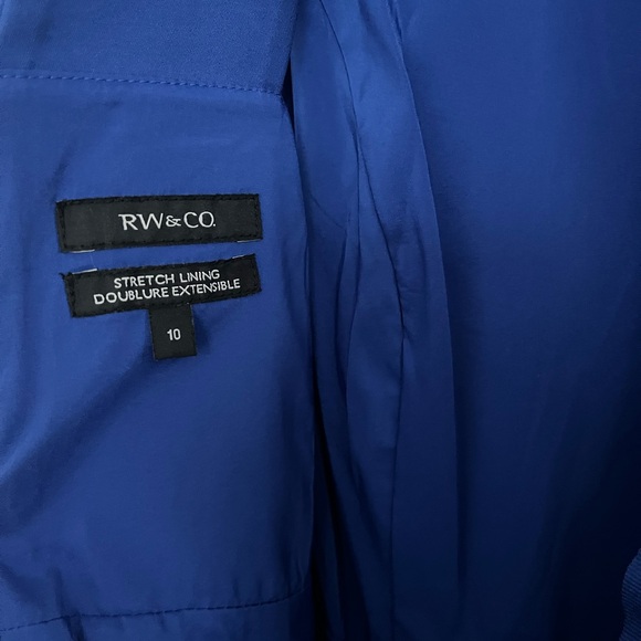 RW&CO. Vibrant Blue Dress - Picture 3 of 3